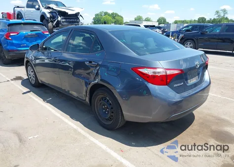 2017 Toyota Corolla Le из США, поврежденный, VIN 2T1BURHE7HC785765